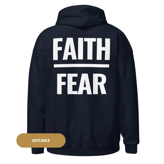 Hoodie "Faith Over Fear"